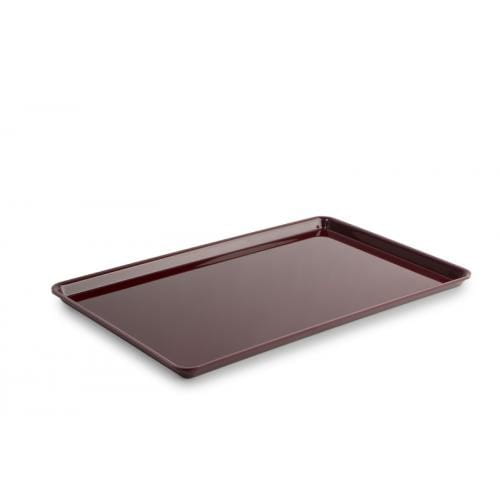 Pojemnik GN 1/1 17, 530x325x17 mm, bordowy, plexi, Dupont