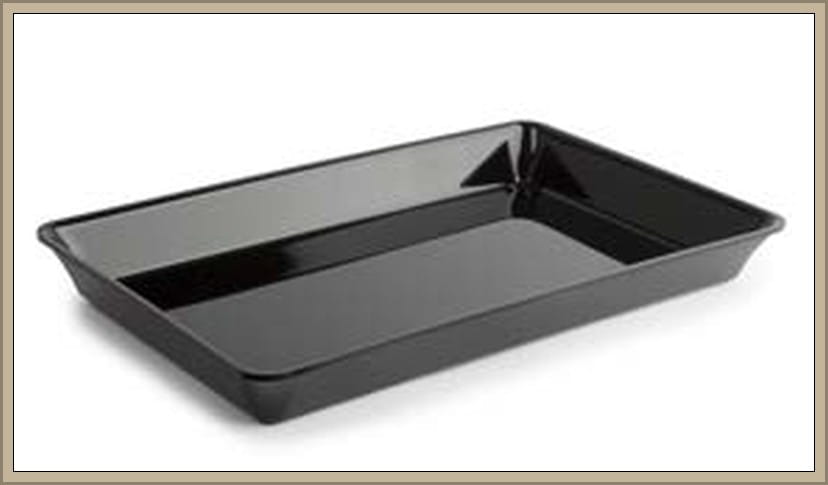 Pojemnik GN 1/1, 53x32,5 cm, z plexi, wysokość 50mm czarny, Dupont