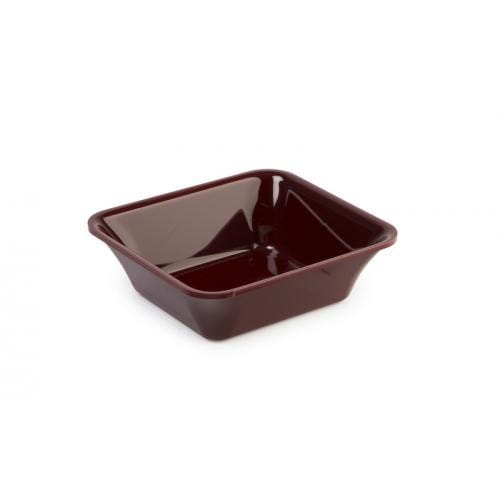 Pojemnik GN 1/6 50, 176x162x50 mm, bordowy, plexi, Dupont