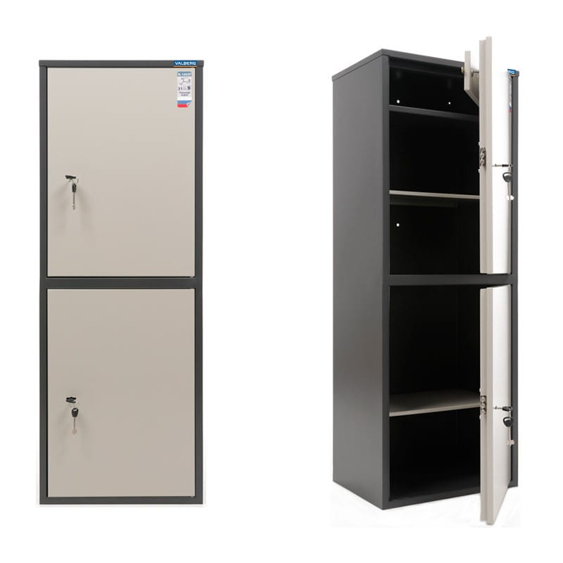 Szafa aktowa o podwyższonym poziomie bezpieczeństwa, metalowa, sejf biurowy  SL 125/2T