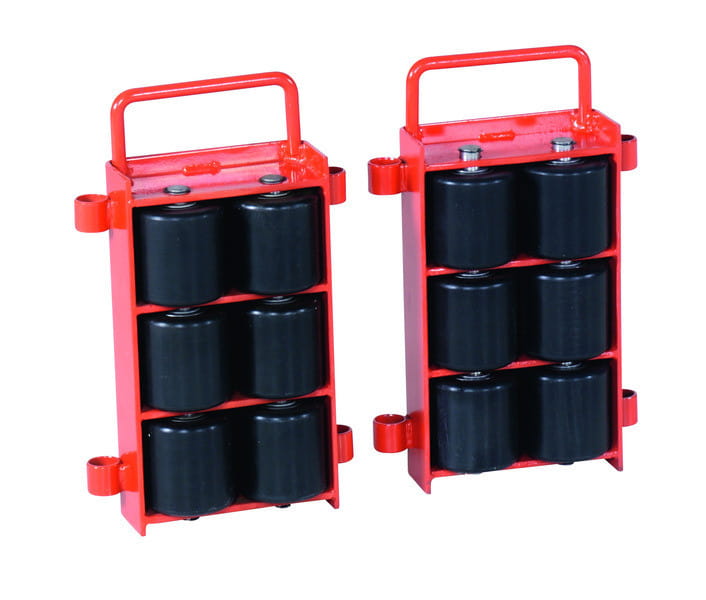 Rolki do transportu maszyn, 12 ton