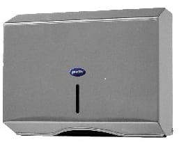 Dozownik ręczników składanych S, na kluczyk,  stal nierdzewna, matowa