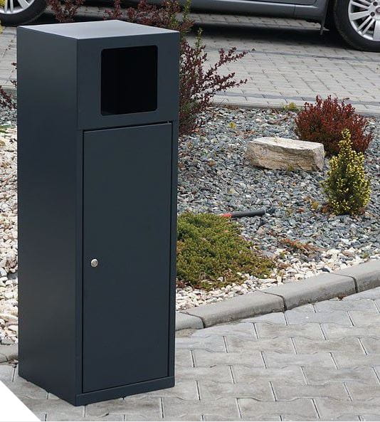 Kosz do segregacji odpadów Etna I 40 l, stal ocynkowana malowana  