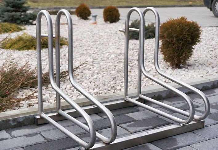 Stojak na rowery RAD-2 , stal nierdzewna 