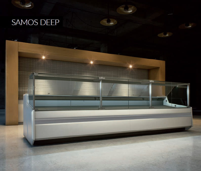 Lada chłodnicza SAMOS DEEP 0.94 z agregatem wewnętrznym