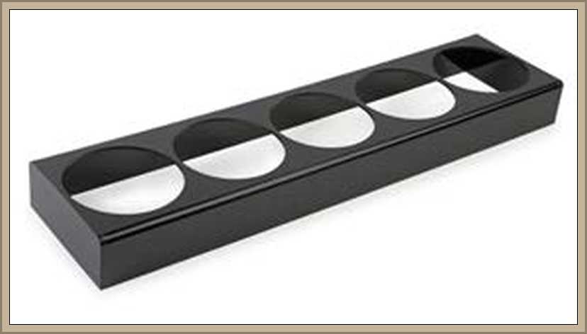 Podstawka na pojemnik na sałatki  okrągły-Hexa, Holder • 5 x 1,5L Round/Hexa • 900x220 mm • H 90 mm  Dupont