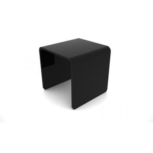 Kaskada (schodek, stopień) 1-poziomowa,step, 150x150x150x5 mm, czarna plexi