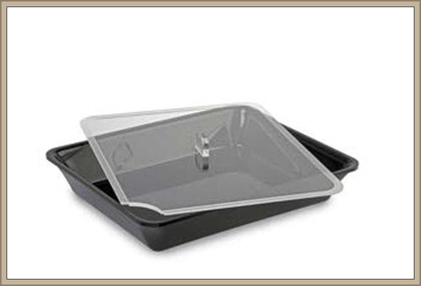 Pokrywka z plexi, GN 1/2 na pojemnik ekspozycyjny/gastronomiczny, 265x325 mm, Dupont