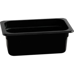 Pojemnik GN 1/4 - 100 czarny poliwęglan