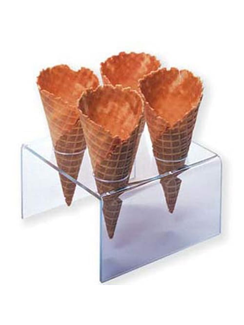 Stojak, podajnik na wafle do lodów, 4 otwory