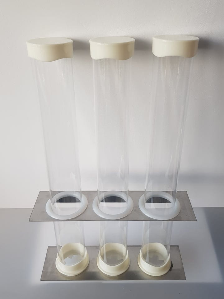 Dyspenser, dozownik, podajnik na wafle, wafelki do lodów, 3 tuby