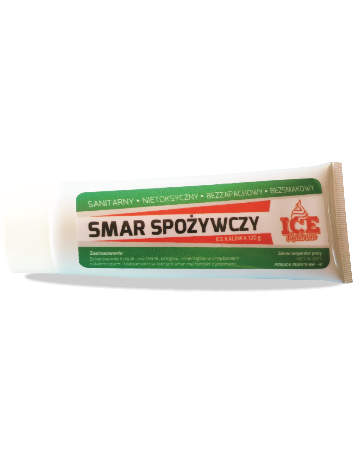 Smar spożywczy sanitarny do automatów, maszyn do lodów, 120 g