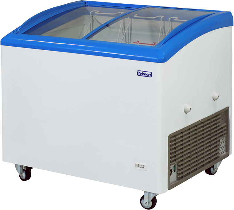 Zamrażarka 271 litrów, 94,5x69,4 cm  h-85 cm, boneta do lodów i mrożonek 