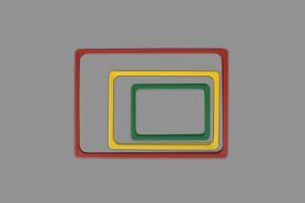 Ramka plakatowa, plastikowa A2, różne kolory (biały, żółty, czerwony, zielony, niebieski, pomarańczowy, szary)  