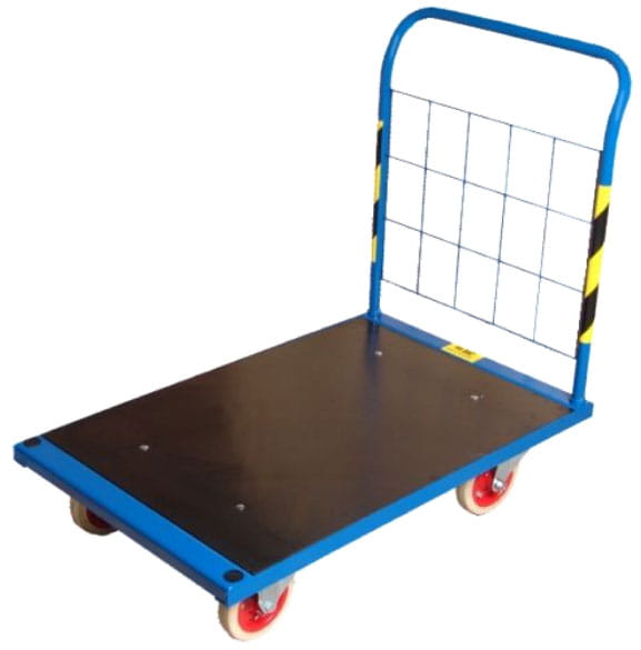 Wózek platformowy (80 x 50 cm), transportowy, magazynowy, ROMEK H-1