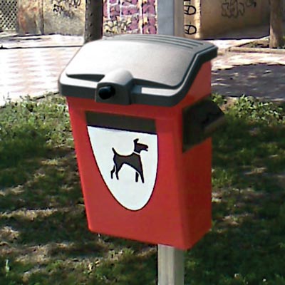 Kosz na psie odchody, toaleta dla psów Fido 25