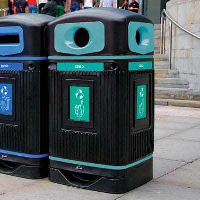 Pojemnik do segregacji szkła Glasdon Jubilee 110  