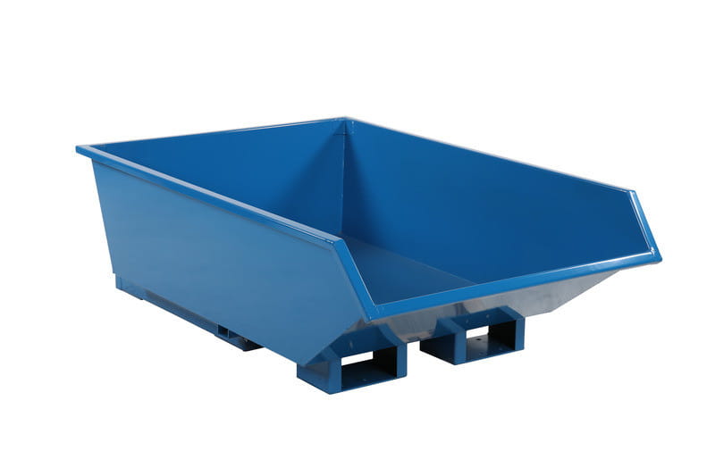 Kontener samowyładowczy TIPPO low - build 550, z niskimi burtami, 1645x1065x525 mm, ładowność 1500 kg
