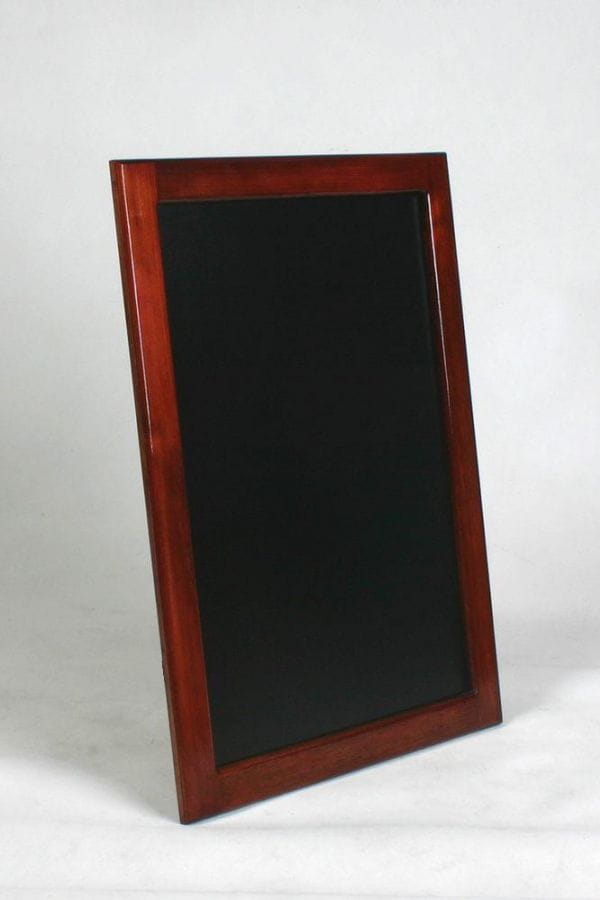 Tablica kredowa 60 x 80 cm, rama drewniana 5 cm - kolor ramy:  machoń