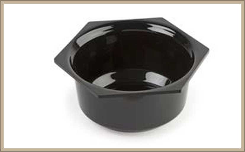 Pojemnik na sałatki  okrągły-hexagonalny 175 mm głębokość 80 mm 1.5 litra  Dupont