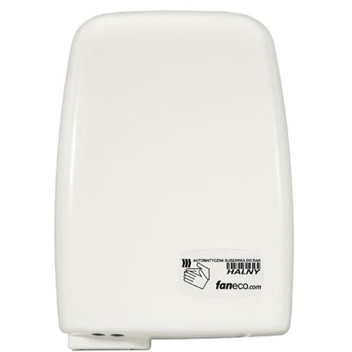 Suszarka do rąk, 1200 W HALNY, plastik ABS biały