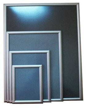 Rama aluminiowa B1, owz, okrągła/prosta (707 x 1000 mm), profil 25 mm 