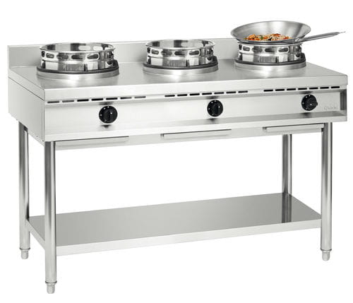 Kuchenka gazowa wok, 3 palniki, Bartscher