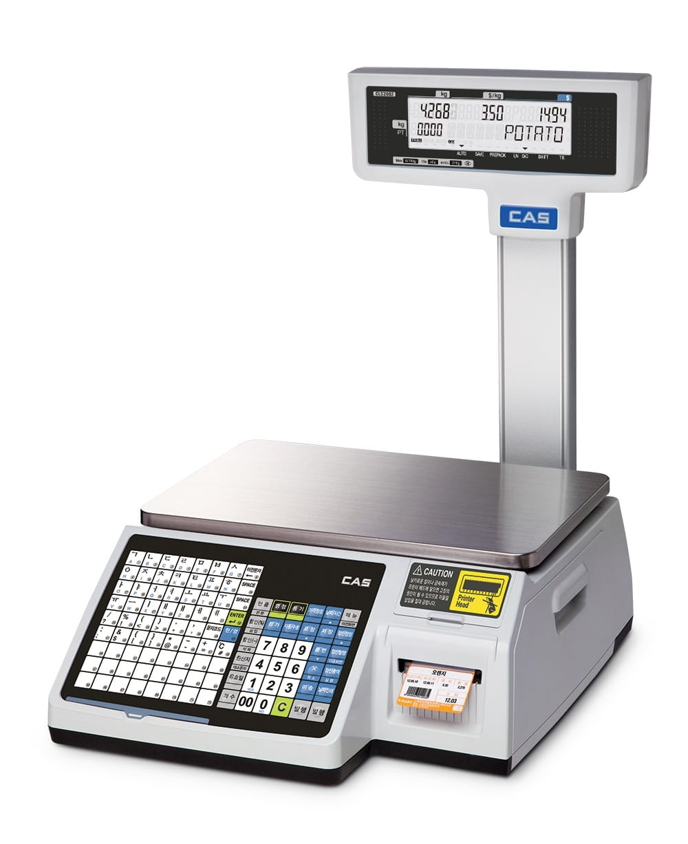 Waga drukująca etykiety Junior CAS CL5200 P 15 WIFI