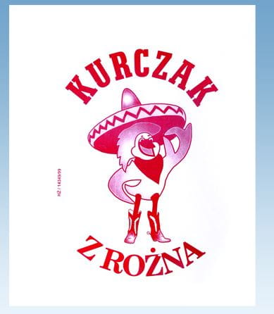 Torby/opakowanie na kurczaki z rożna, 25x31cm, papier foliowany, biały, opakowanie 100 szt.