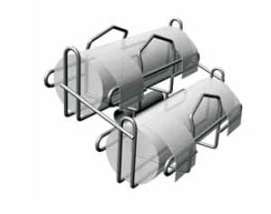 Kosz (podajnik), podwójny, na zrywki (torebki na rolce)