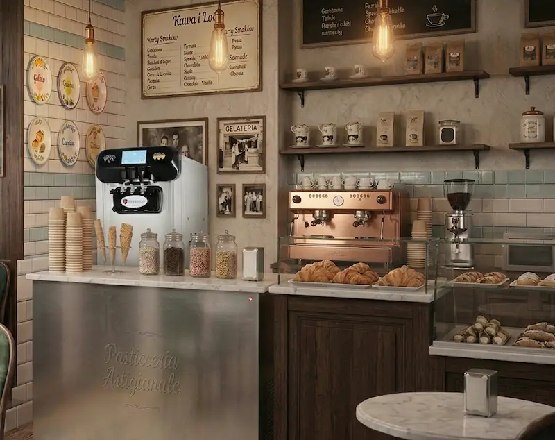 Maszyny do lodów włoskich - jak wybrać najlepszy model do lodziarni, food trucka lub kawiarni?